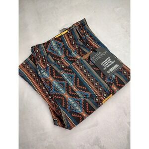 Rock & Roll Denim Women's Bargain Button Flare Jeans 31x34 High Rise Southwest